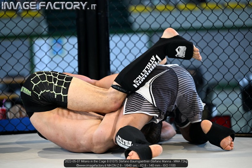 2022-05-07 Milano in the Cage 8 01075 Stefano Baumgaertner-Stefano Manna - MMA 72kg